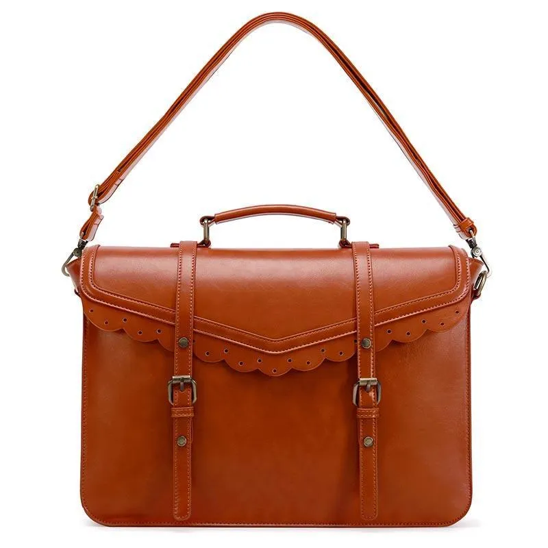 Trimmed Flap Boutique Briefcase