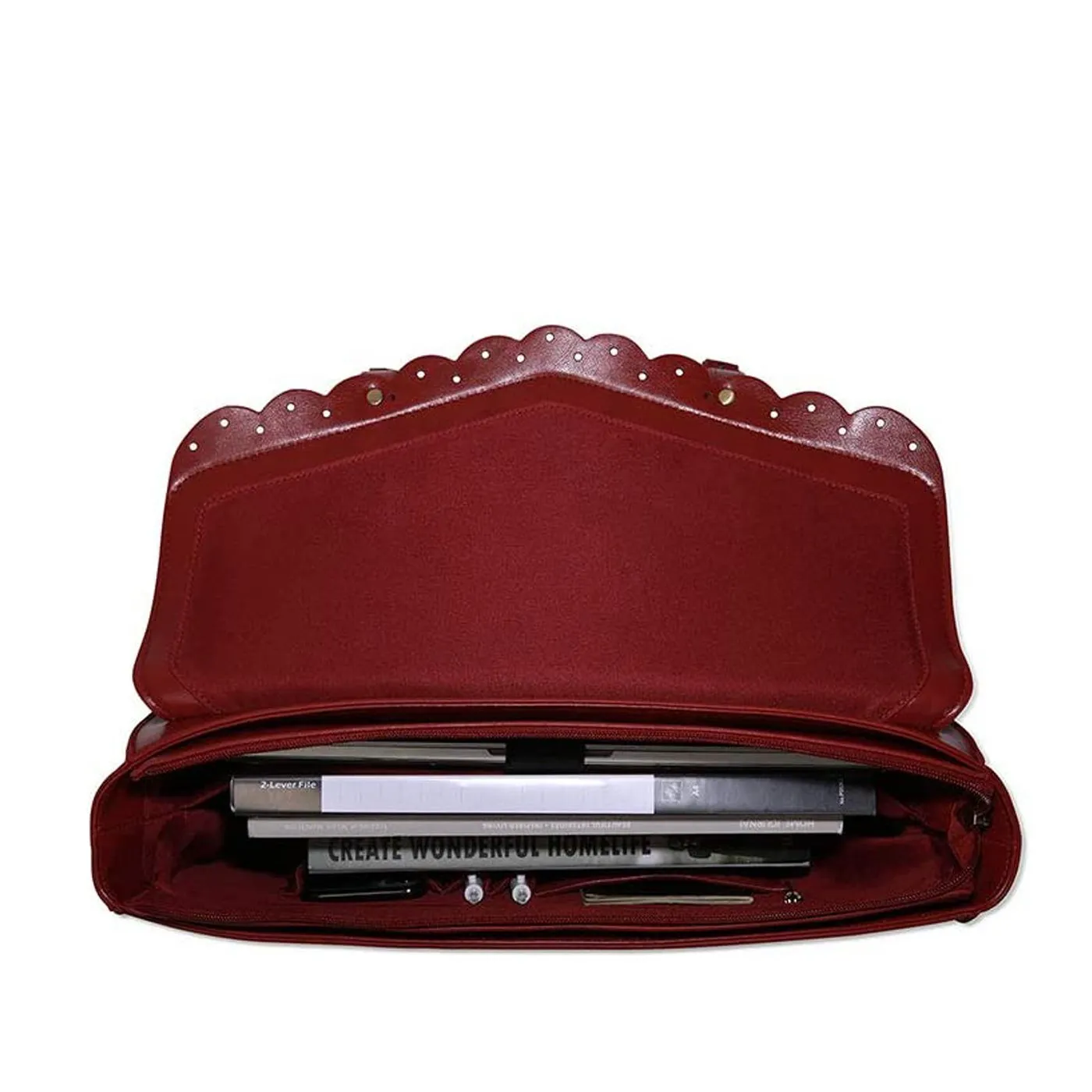 Trimmed Flap Boutique Briefcase