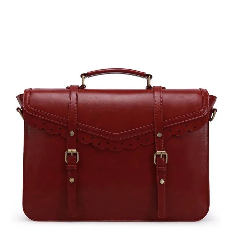 Trimmed Flap Boutique Briefcase