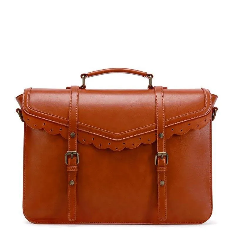 Trimmed Flap Boutique Briefcase