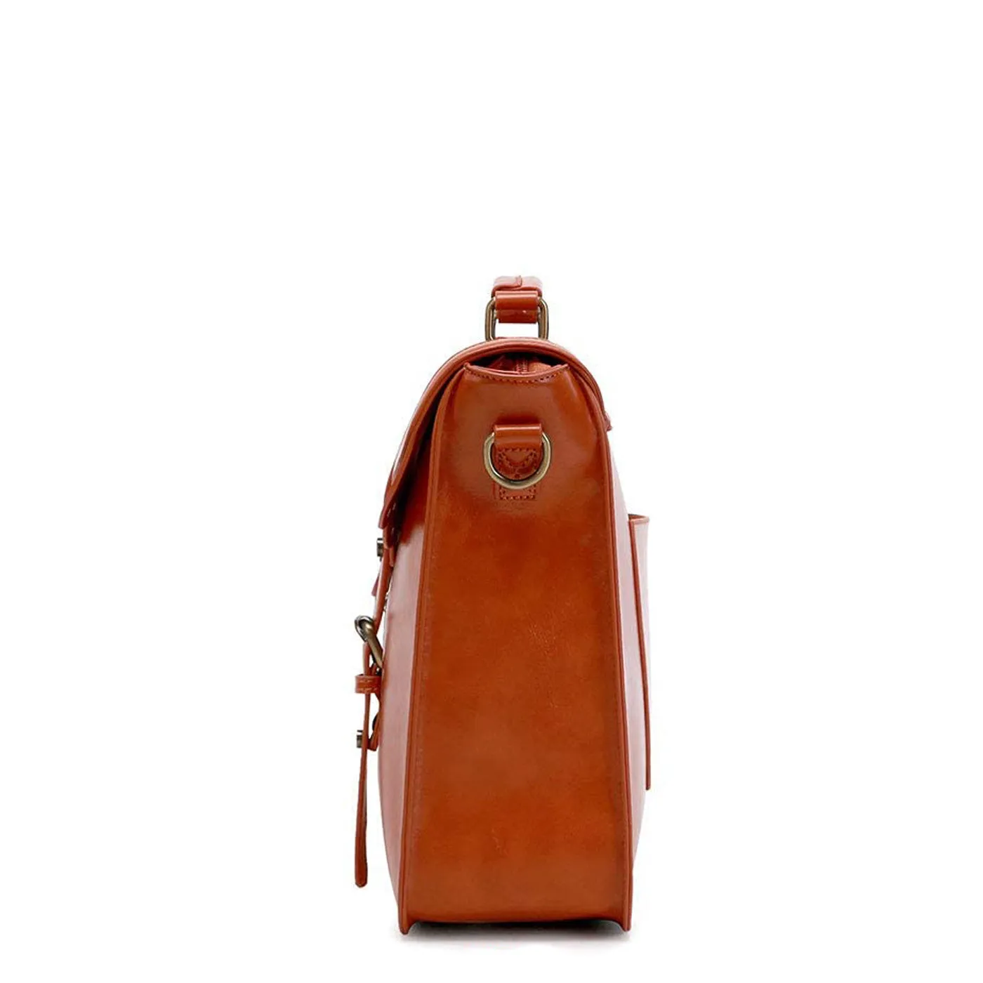 Trimmed Flap Boutique Briefcase