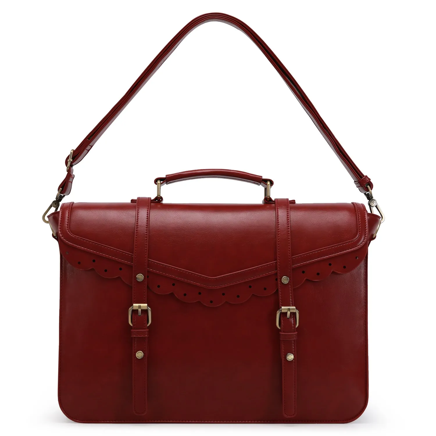 Trimmed Flap Boutique Briefcase