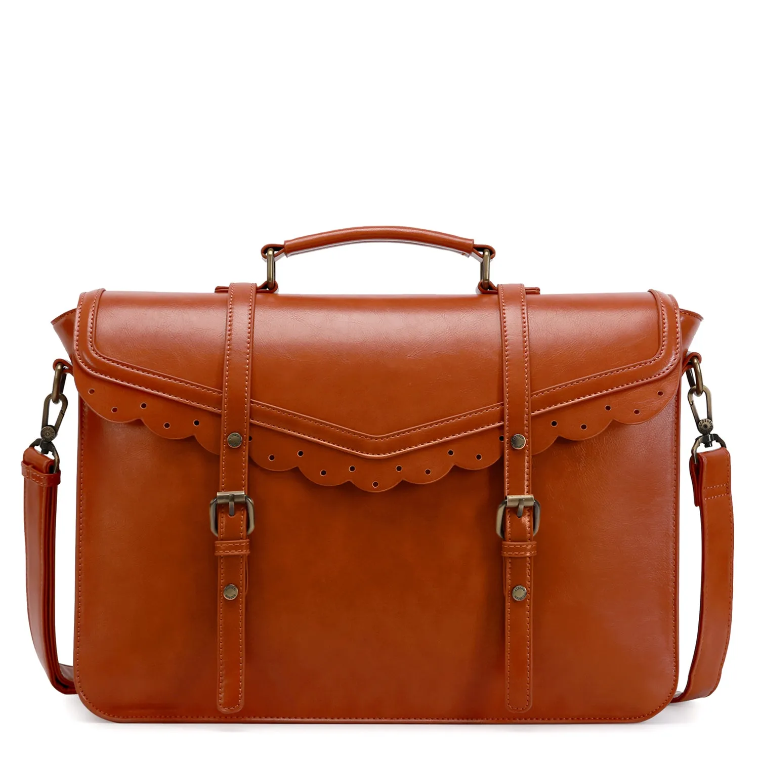 Trimmed Flap Boutique Briefcase