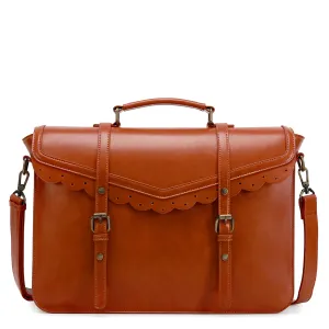 Trimmed Flap Boutique Briefcase