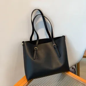 Vegan Leather Classic Tote Bag