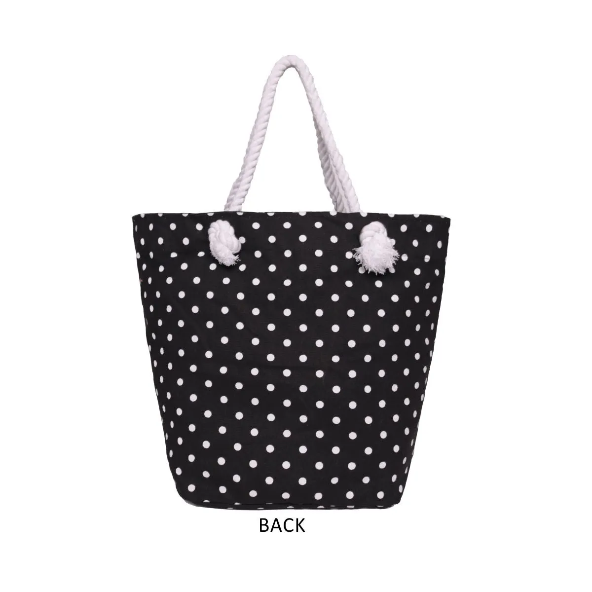 Women Dot Print Oversized Shopper Bag