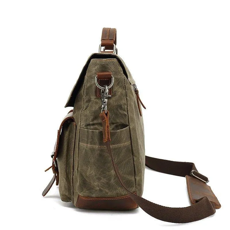 Woosir Mens Satchel Bag with Laptop Sleeve