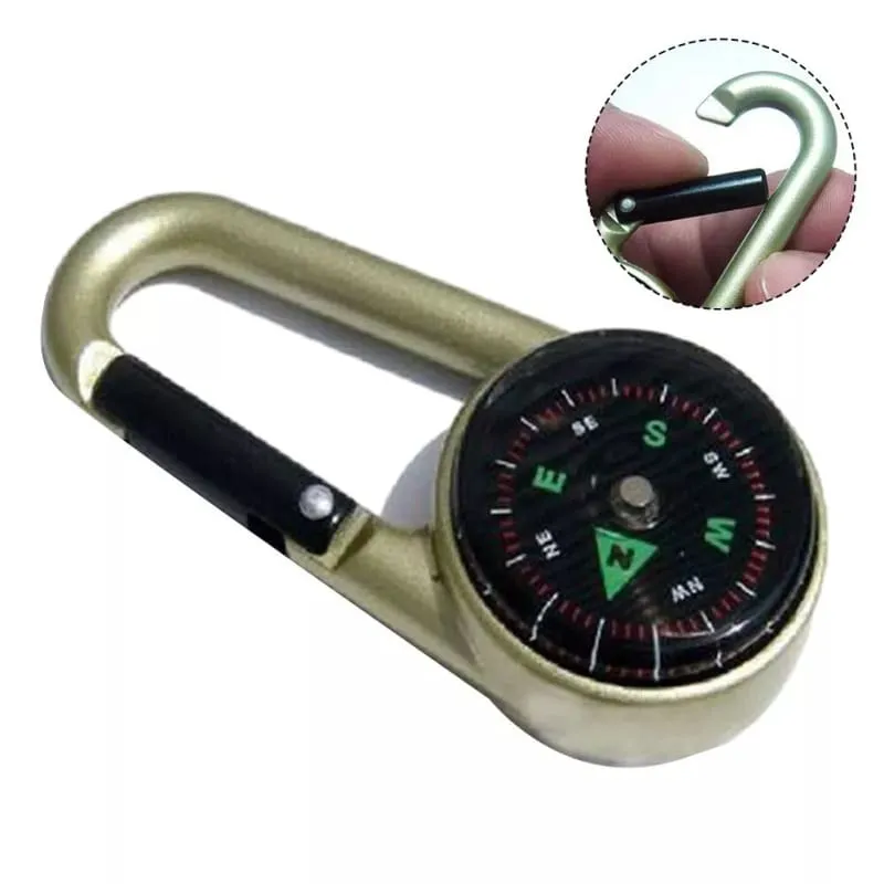 Xtreme Xccessories 3 in 1 Thermometer Caribiner Mini Compass